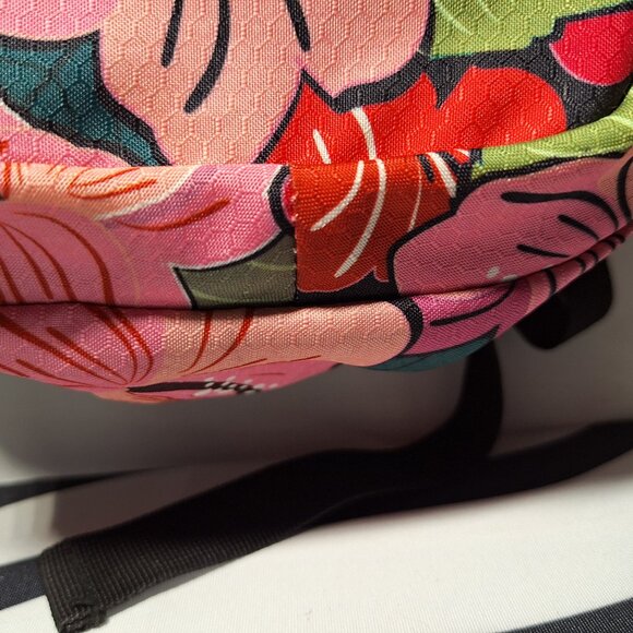 Vibedration Hydration Backpack w/o bladder - pink red floral - USED main image 13